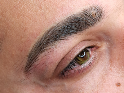 Resultado de micropigmentación de cejas